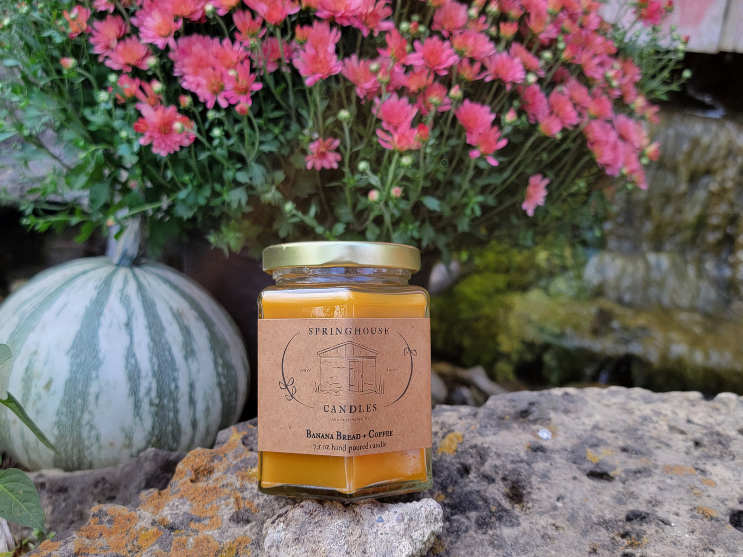 Banana Bread + Coffee 7.5 oz Hand Poured Candle