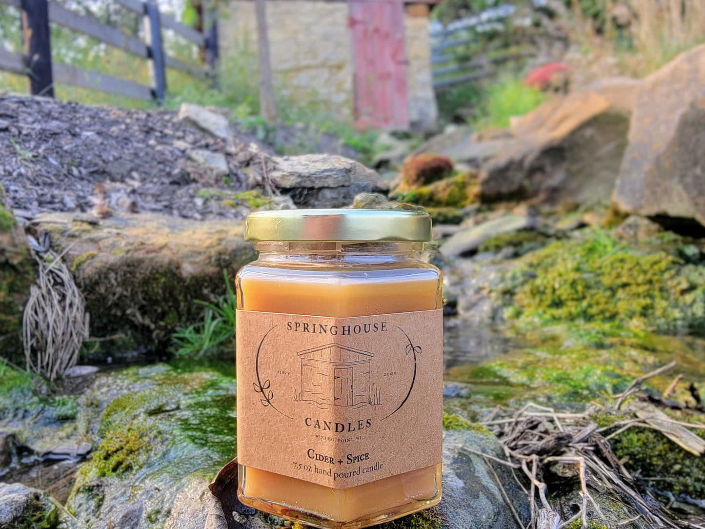 Cider + Spice 7.5 oz Hand Poured Candle