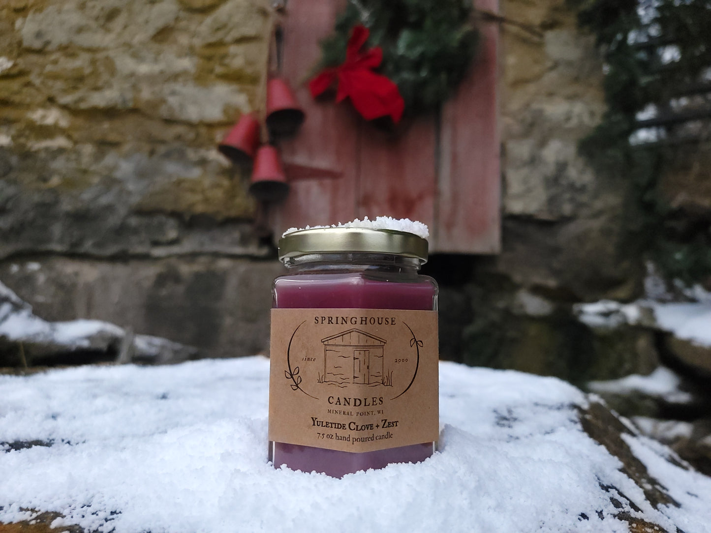 Yuletide Clove + Zest 7.5 oz Hand Poured Candle