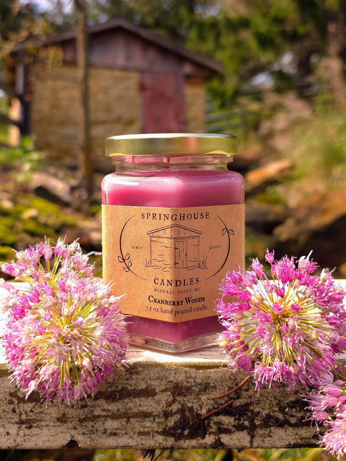 Cranberry Woods 7.5 oz Hand Poured Candle