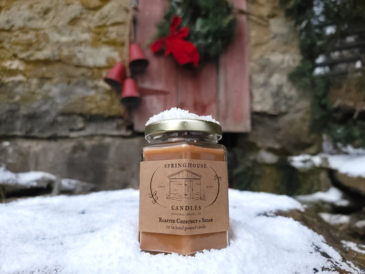 Roasted Chestnut + Sugar 7.5 oz Hand Poured Candle
