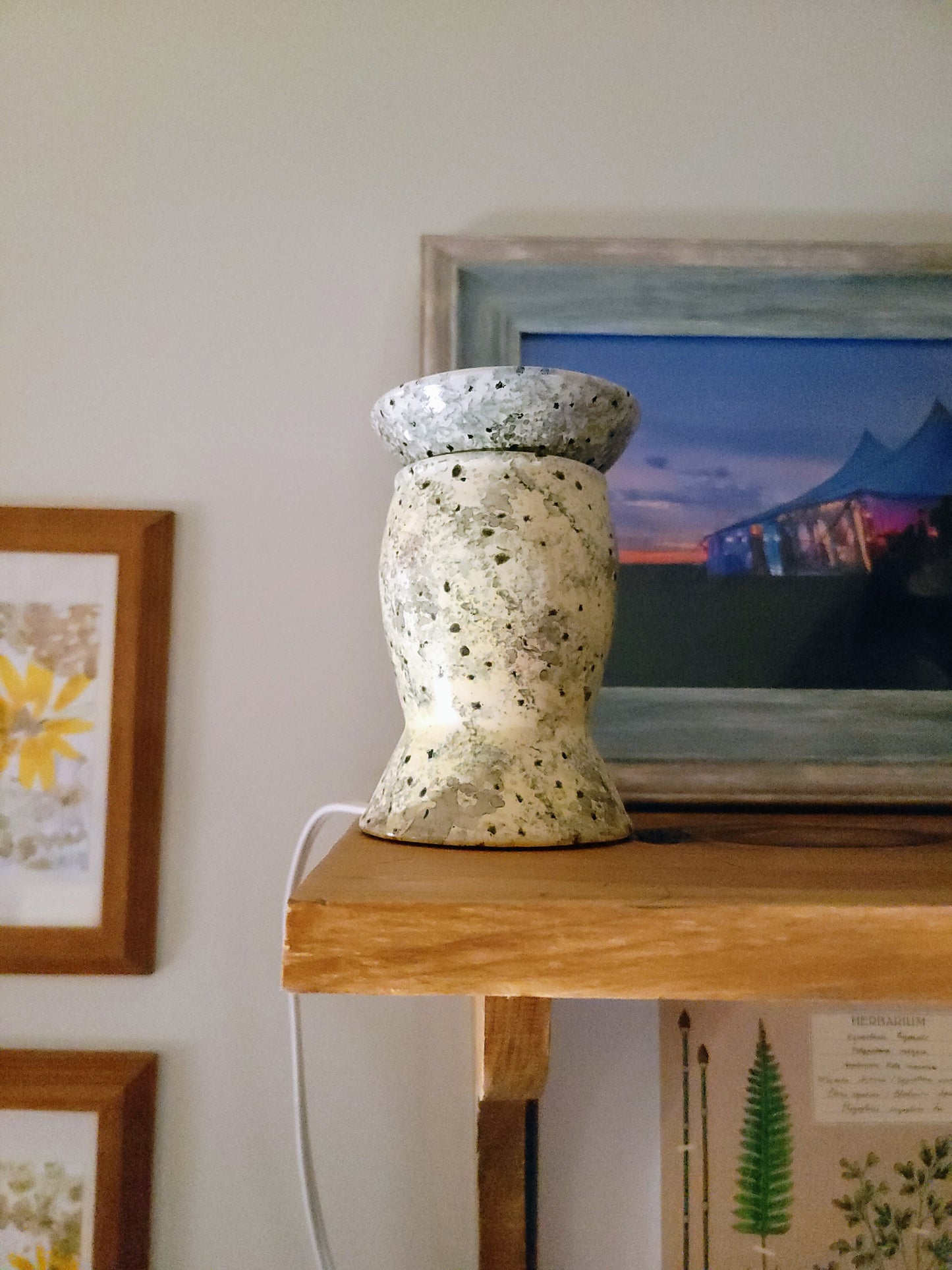 Green Granite Wax Melt Warmer
