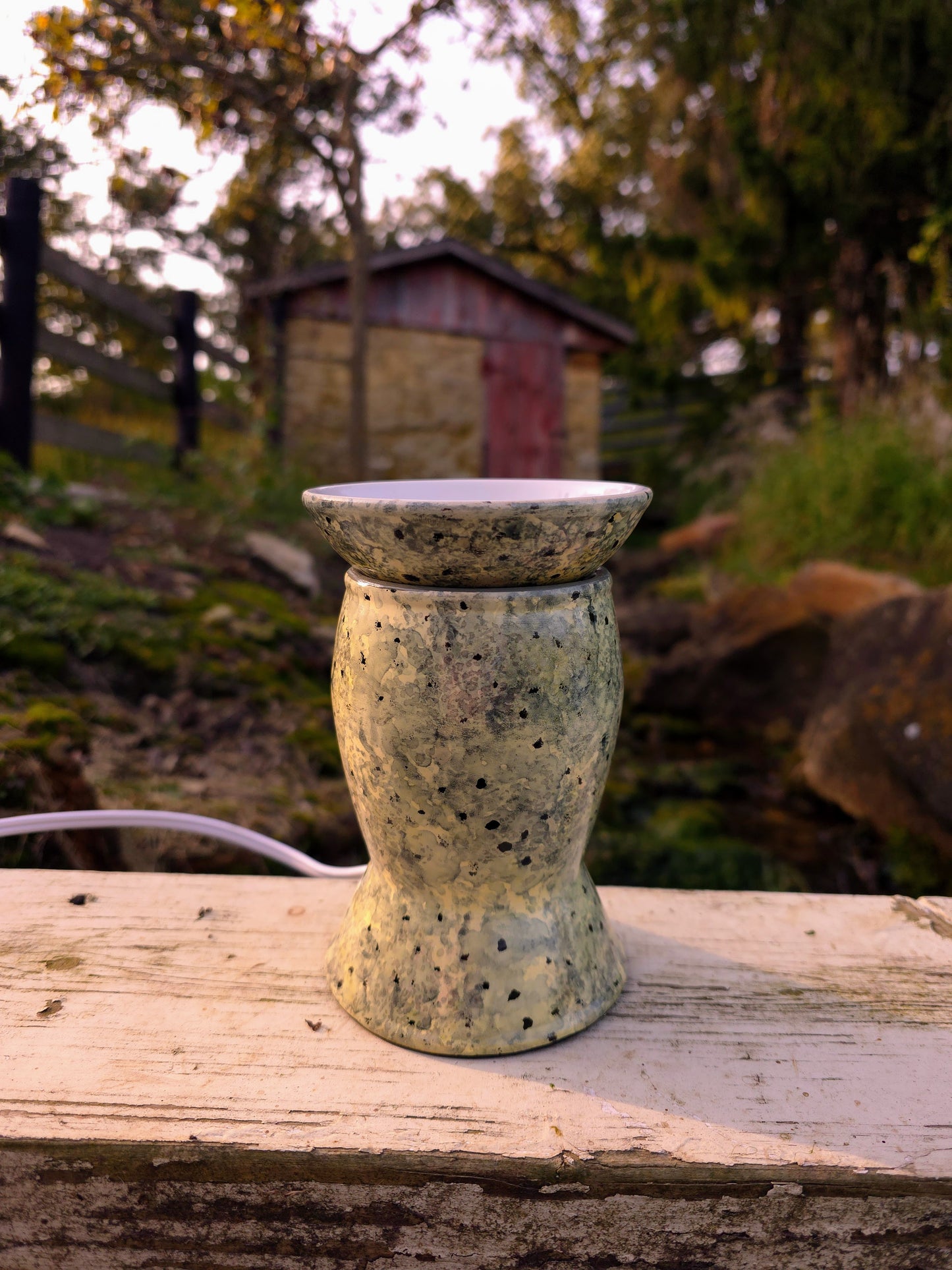 Green Granite Wax Melt Warmer