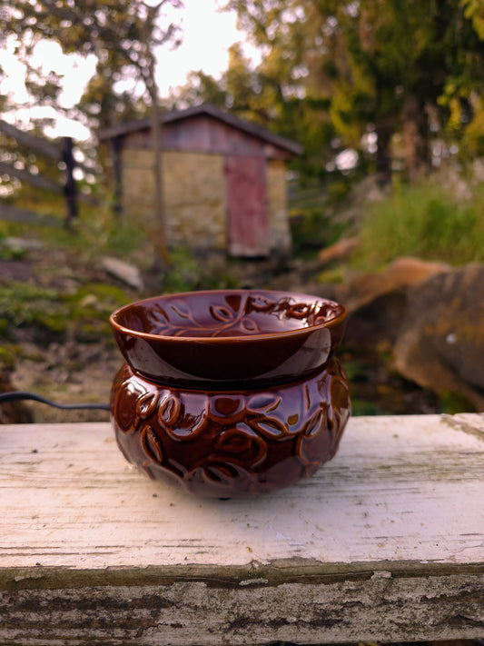 Brown Vines Wax Melt Warmer